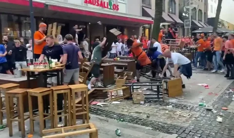Netherlands fans attack England fans ahead of Euro 2024 semi-final